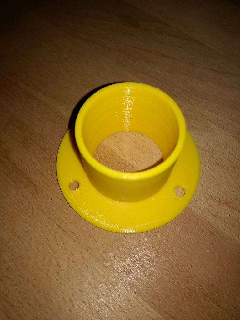 Prototyp rund aus einer Konstruktionszeichnung